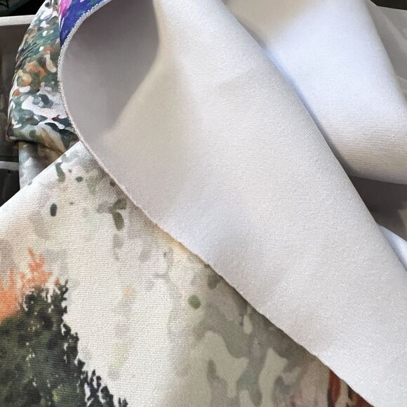 Ninety Wearable Art Sheath Dress Size 1X Sleeveless Lightweight Multicolor - Picture 4 of 8